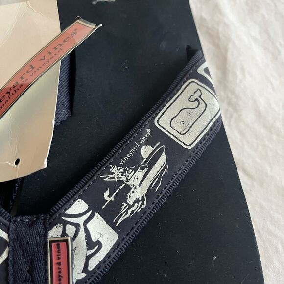 Vineyard Vines Flip Flop Sandals Size 10 Vintage NWT - Picture 3 of 7